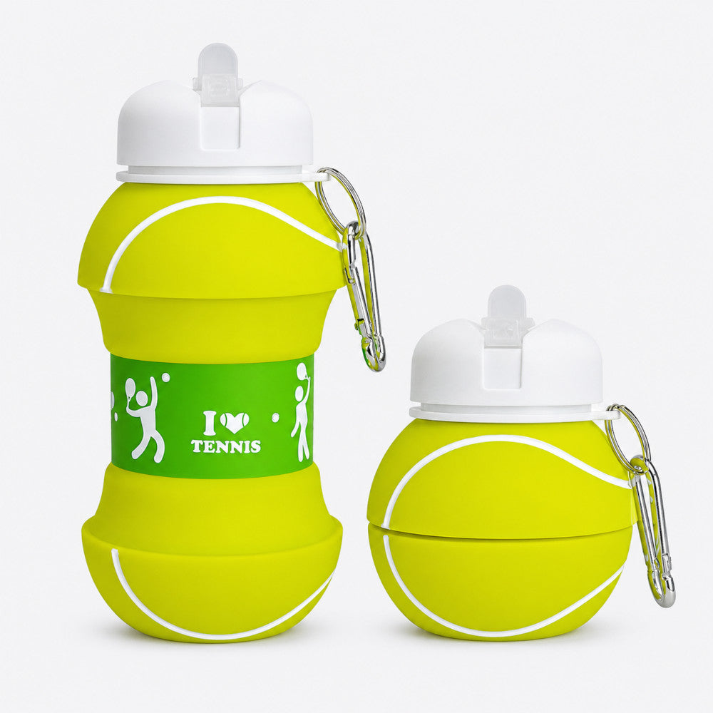 Tennis Trinkflasche 550 ml faltbar