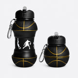 Trinkflasche - Basketball Schwarz